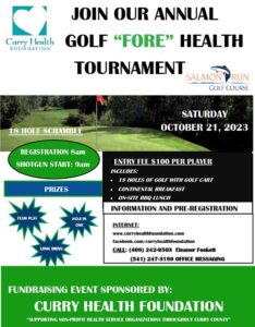 2022 Golf FORE Health Tournament Fundraiser